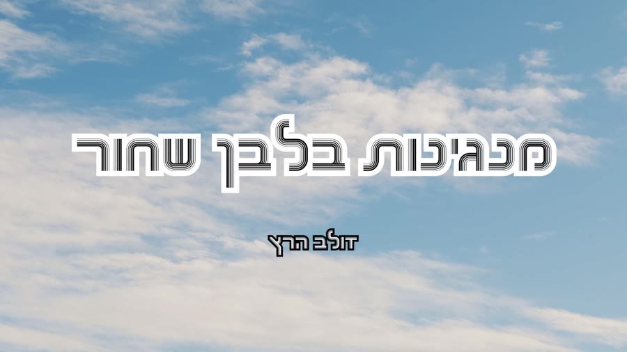 מנגינות בלבן שחור - דולב הרץ